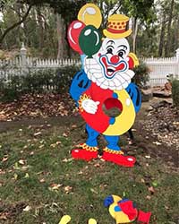 6' Giant Clown Toss $55