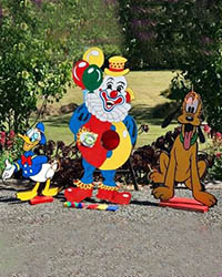 Clown Pluto Donald Set $90
